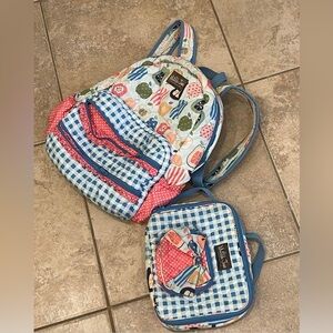 Matilda Jane book bag and lunch box. Sold as set.